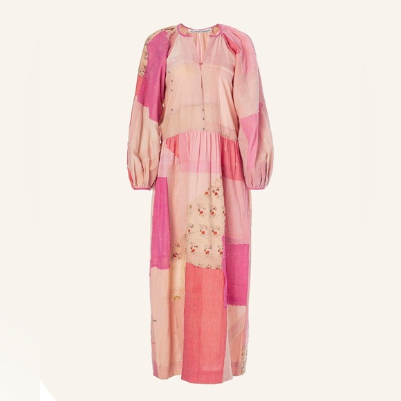 Alix of Bohemia Celeste Pink Sky Sari Dress - Picture 2 of 12